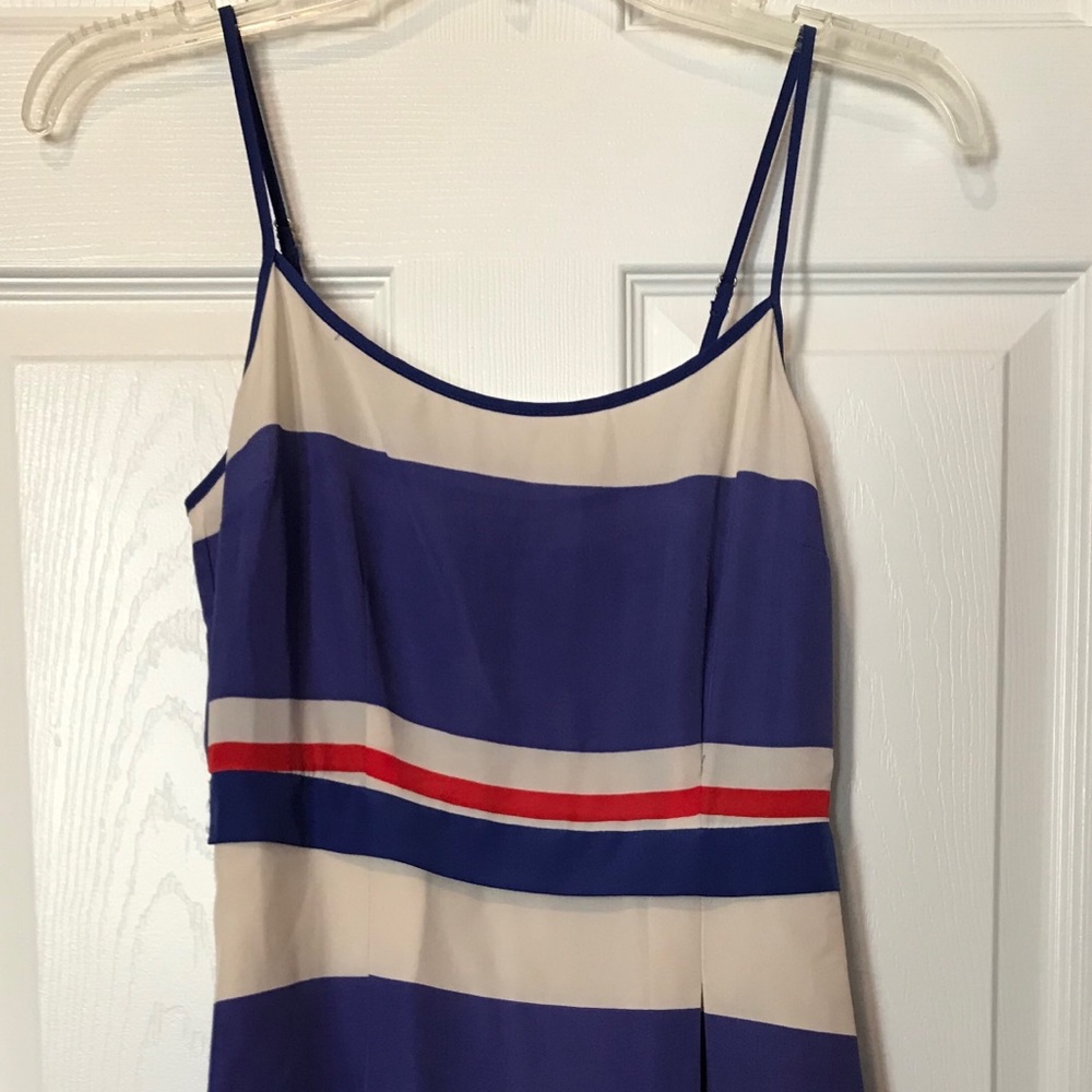 Juicy couture adjustable strapped striped dress